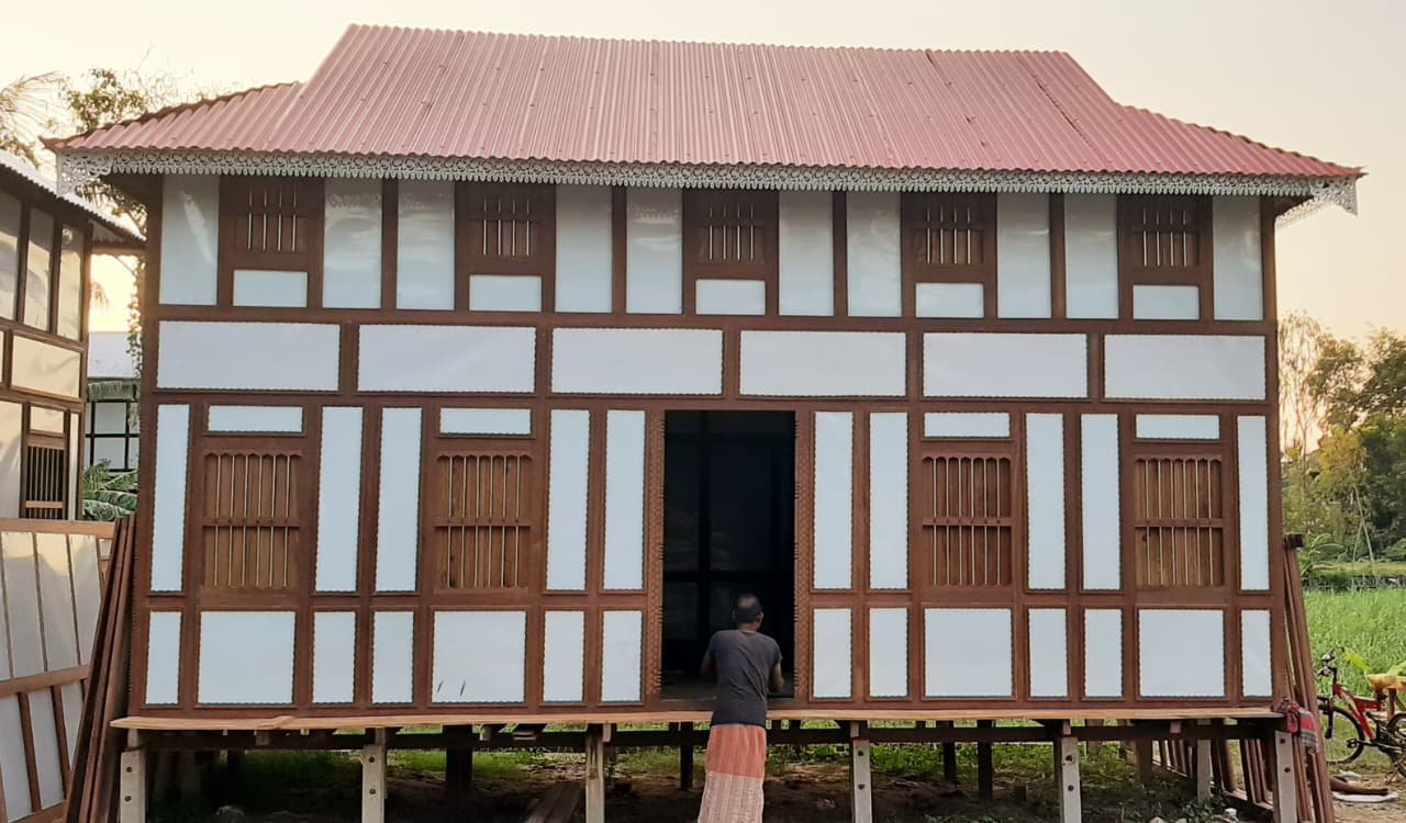 একতলা সিংগেল ঘর